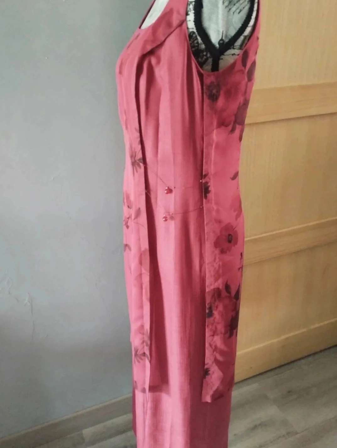 Vestido longo florido, framboesa, Un Jour Ailleurs T38 – photo 8